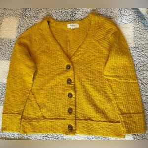 Mustard Cardigan | Medium | Two by Vince Camuto